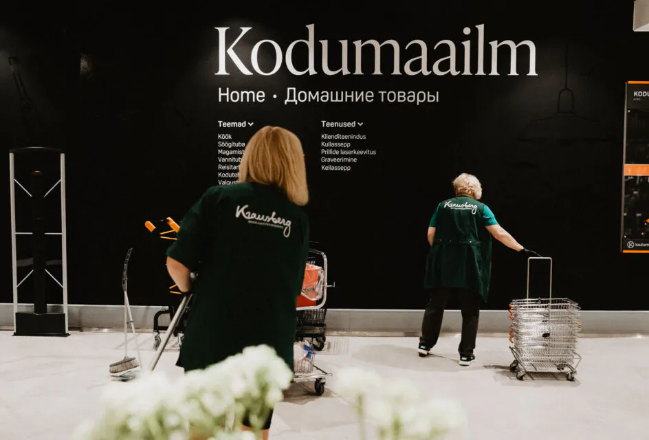 Müügi- ja kaubanduspindade puhastus